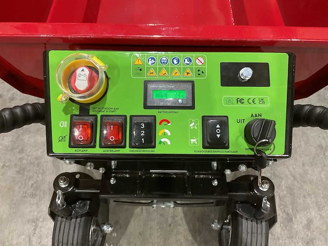 2026 rhino-cross edh500 elektrische dumper - afbeelding 16 van  72