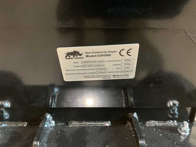 2026 rhino-cross edh500 elektrische dumper - afbeelding 44 van  72