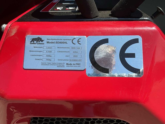 2026 rhino-cross sd800l dumper - afbeelding 25 van  27