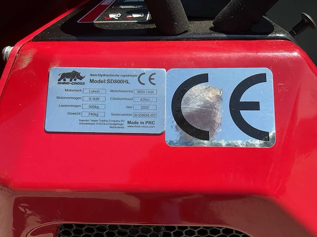 2026 rhino-cross sd800l dumper - afbeelding 25 van  27