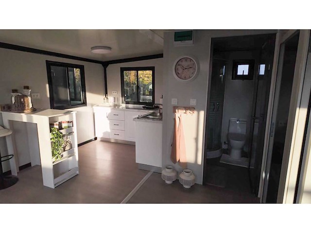 2026 rhino-houses 36,5 m2 2 slaapkamers, badkamer en keuken mobiele woonunit / tiny house met luifel / balkon - afbeelding 29 van  72