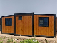 2026 rhino-houses 36,5 m2 2 slaapkamers, badkamer en keuken mobiele woonunit / tiny house met luifel / balkon - afbeelding 11 van  56