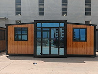 2026 rhino-houses 36,5 m2 2 slaapkamers, badkamer en keuken mobiele woonunit / tiny house met luifel / balkon - afbeelding 5 van  56