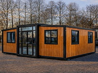 2026 rhino-houses 36,5 m2 2 slaapkamers, badkamer en keuken mobiele woonunit / tiny house - afbeelding 1 van  62