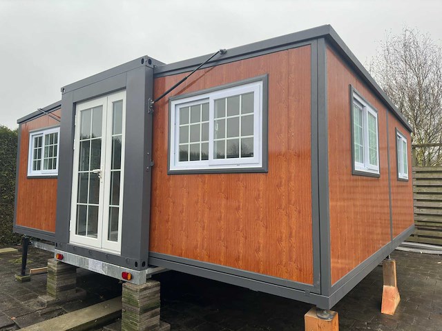 2026 rhino houses 36,5 m2 mobiele woonunit / tiny house op trailer compleet - afbeelding 20 van  87