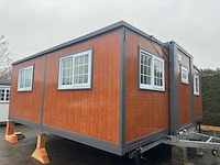 2026 rhino houses 36,5 m2 mobiele woonunit / tiny house op trailer compleet - afbeelding 16 van  105