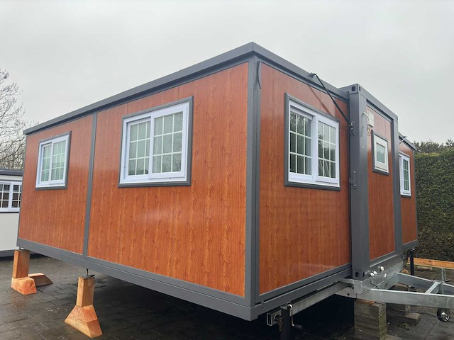 2026 rhino houses 36,5 m2 mobiele woonunit / tiny house op trailer compleet - afbeelding 2 van  2