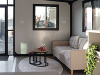 2026 rhino houses 36,5 m2 zwart 2 slaapkamers, badkamer en keuken mobiele woonunit / tiny house met luifel / balkon - afbeelding 19 van  41