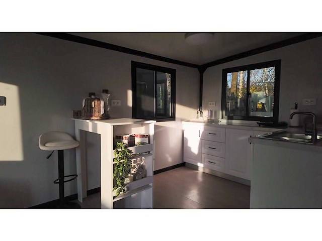 2026 rhino houses 36,5 m2 zwart 2 slaapkamers, badkamer en keuken mobiele woonunit / tiny house - afbeelding 13 van  47