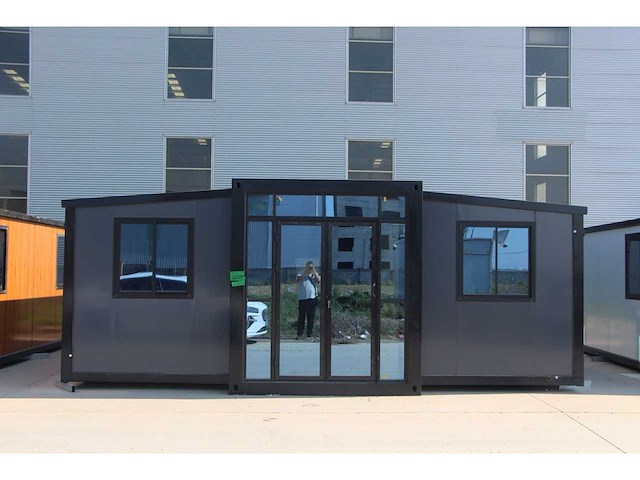 2026 rhino houses 36,5 m2 zwart 2 slaapkamers, badkamer en keuken mobiele woonunit / tiny house - afbeelding 55 van  55