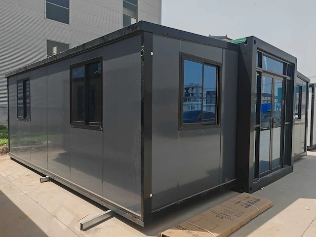2026 rhino houses 36,5 m2 zwart 2 slaapkamers, badkamer en keuken mobiele woonunit / tiny house - afbeelding 4 van  72