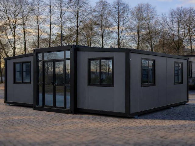 2026 rhino houses 36,5 m2 zwart 2 slaapkamers, badkamer en keuken mobiele woonunit / tiny house - afbeelding 50 van  72