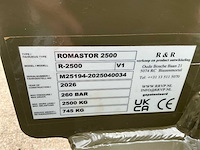 2026 r&r romastor r-2500 v1 hydraulisch 360° roterend vorkenbord - afbeelding 7 van  15
