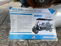 2026 sdlool gc42s 4+2 off-road golf cart rood golfkar - afbeelding 10 van  19