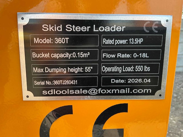 2026 sdlool sl360t schranklader - afbeelding 19 van  26