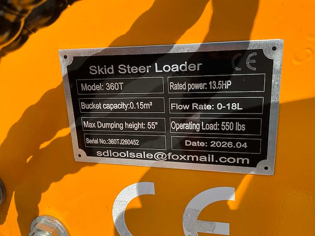 2026 sdlool sl360t schranklader - afbeelding 5 van  13