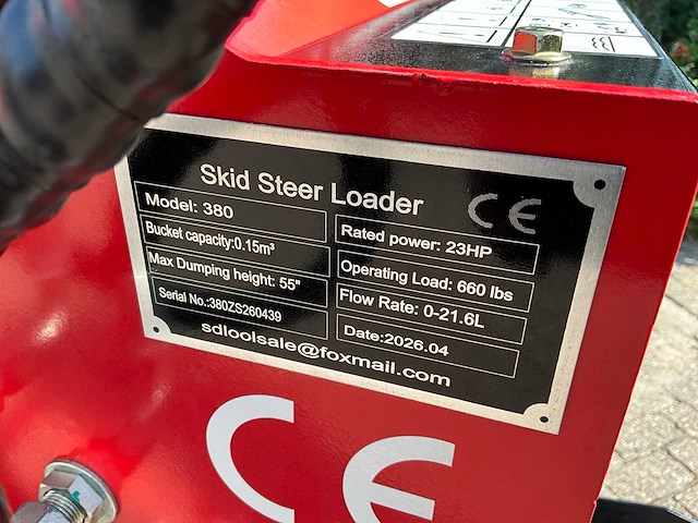 2026 sdlool sl380 schranklader - afbeelding 4 van  12