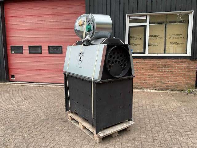 2026 spartan shs-100w industriële houtkachel met blower - afbeelding 5 van  16