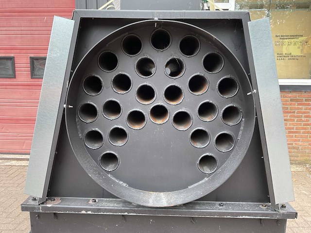 2026 spartan shs-100w industriële houtkachel met blower - afbeelding 13 van  16