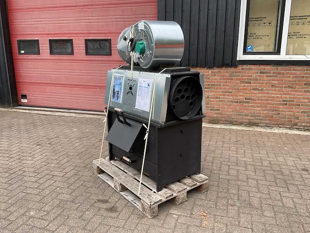 2026 spartan shs-50w houtkachel industriële houtkachel met blower - afbeelding 8 van  11
