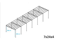 2026 staalconstructie (7,00x24,00 mtr) (168m²) - afbeelding 3 van  6