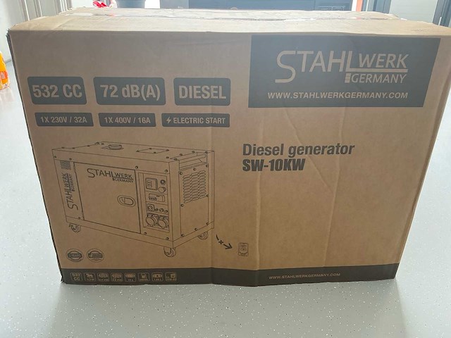 2026 stahl werk sw-10kw diesel aggregaat/noodstroomgenerator - afbeelding 3 van  15
