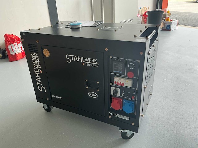 2026 stahl werk sw-10kw diesel aggregaat/noodstroomgenerator - afbeelding 1 van  15