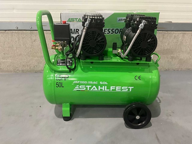2026 stahlfest sf1100-115ac 50 liter hogedrukcompressor - afbeelding 5 van  9