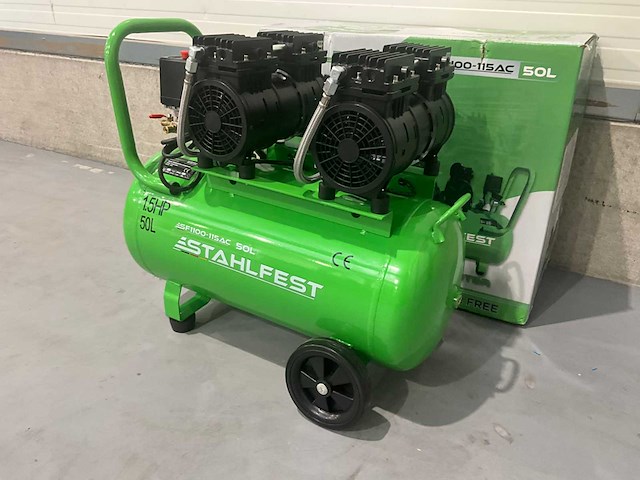 2026 stahlfest sf1100-115ac 50 liter hogedrukcompressor - afbeelding 6 van  11