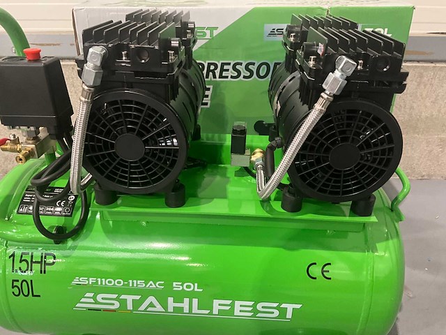 2026 stahlfest sf1100-115ac 50 liter hogedrukcompressor - afbeelding 7 van  11