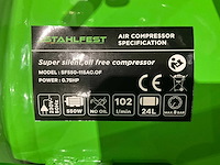 2026 stahlfest sf550-115 24 liter luchtcompressor - afbeelding 4 van  9