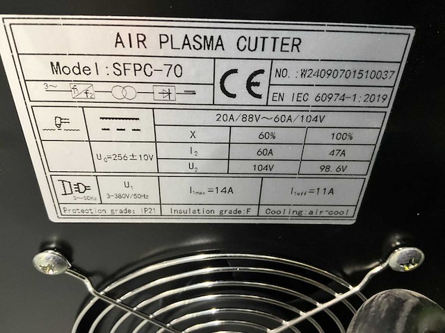 2026 stahlfest sfpc70 plasmasnijmachine - afbeelding 6 van  16