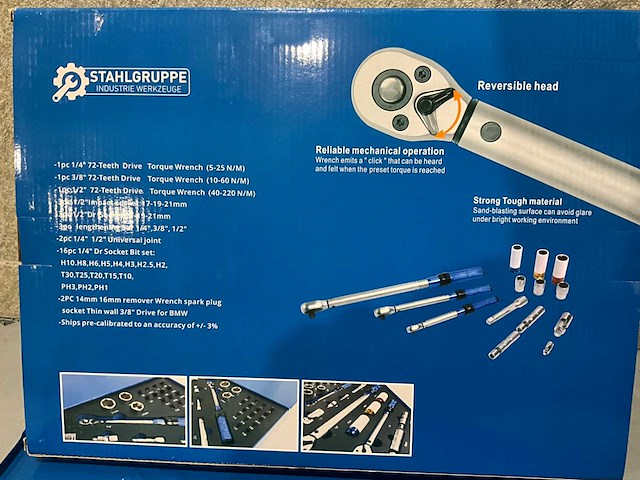 2026 stahlgruppe 32pc momentsleutelset - afbeelding 7 van  8