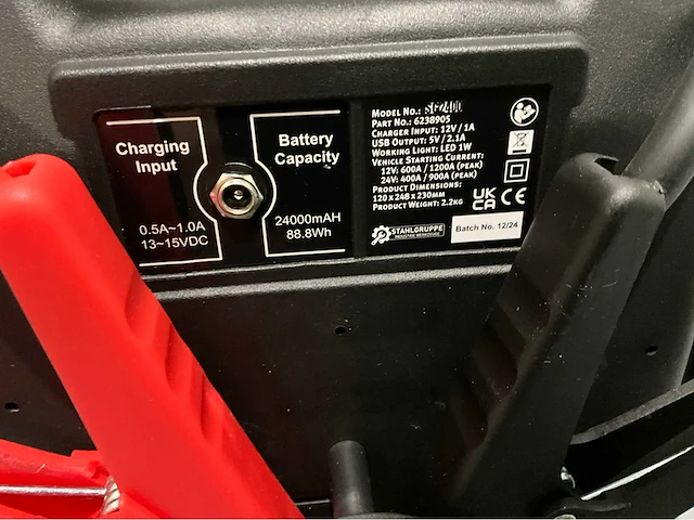 2026 stahlgruppe sg2400 startbooster 12v / 24v - afbeelding 6 van  8