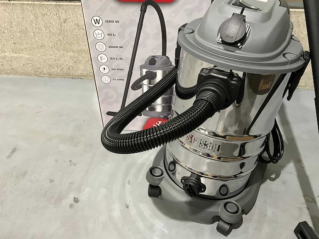 2026 stahlgruppe sgis30l 30 liter industriële stofzuiger nat/droog - afbeelding 3 van  10
