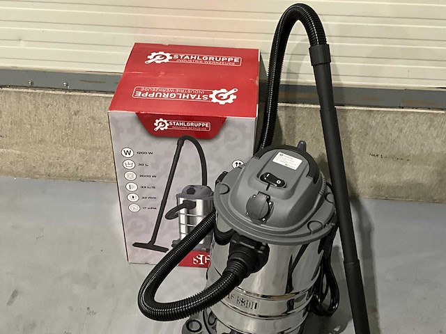 2026 stahlgruppe sgis30l 30 liter industriële stofzuiger nat/droog - afbeelding 6 van  10