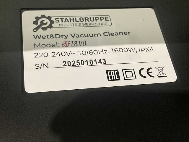 2026 stahlgruppe sgis40l bouwstofzuiger - afbeelding 12 van  14