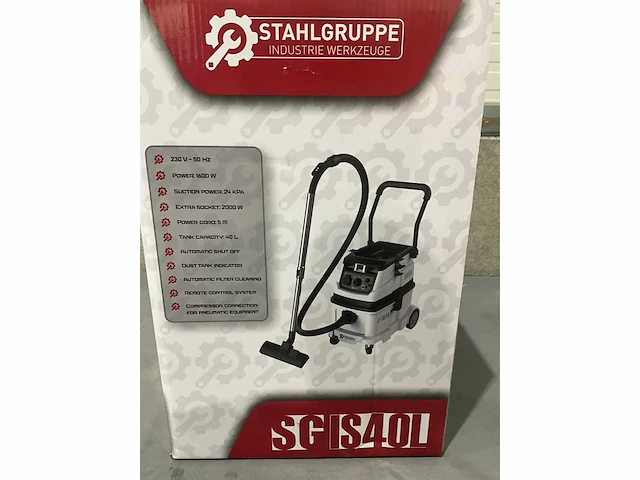 2026 stahlgruppe sgis40l bouwstofzuiger - afbeelding 6 van  14