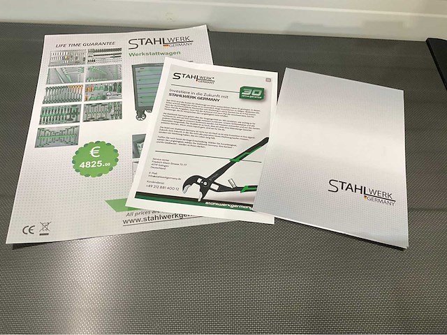 2026 stahlwerk germany sw 9 gereedschapswagen - afbeelding 15 van  18