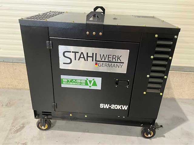 2026 stahlwerk sw-20 20 kva noodstroom diesel generator - afbeelding 8 van  14