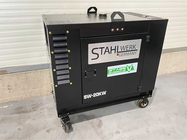 2026 stahlwerk sw-20 20 kva noodstroom diesel generator - afbeelding 11 van  17