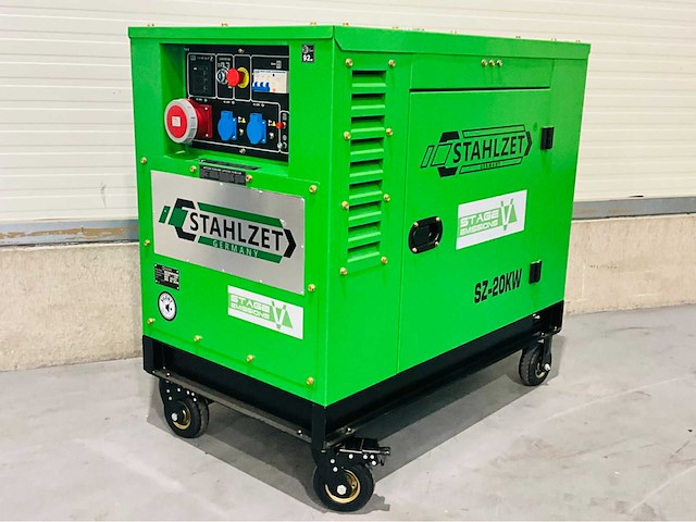 2026 stahlzet germany sz-20 20 kva noodstroom diesel generator - afbeelding 1 van  20
