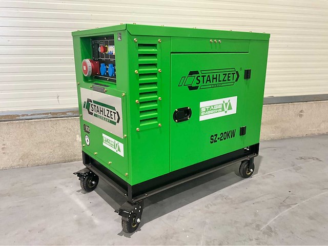 2026 stahlzet germany sz-20 20 kva noodstroom diesel generator - afbeelding 14 van  20