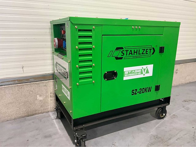2026 stahlzet germany sz-20 20 kva noodstroom diesel generator - afbeelding 15 van  20