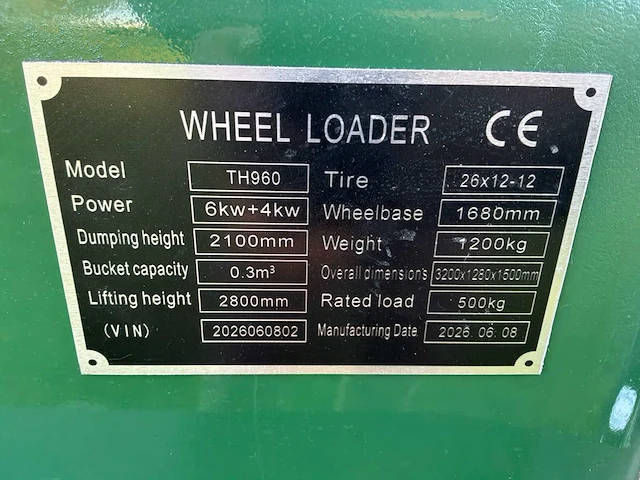 2026 toho th960 elektrische shovel - afbeelding 7 van  23
