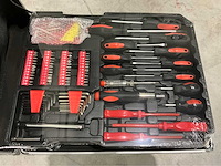 2026 trolly zilver 186 stuks gereedschapswagen - afbeelding 6 van  10