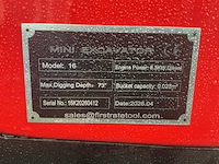 2026 vicsec vc16 kubota minigraafmachine (ongebruikt) - afbeelding 6 van  14