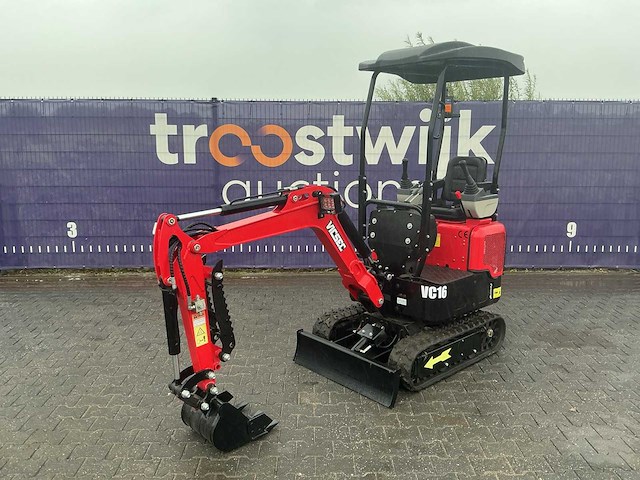 2026 vicsec vc16 kubota minigraafmachine (ongebruikt) - afbeelding 1 van  14
