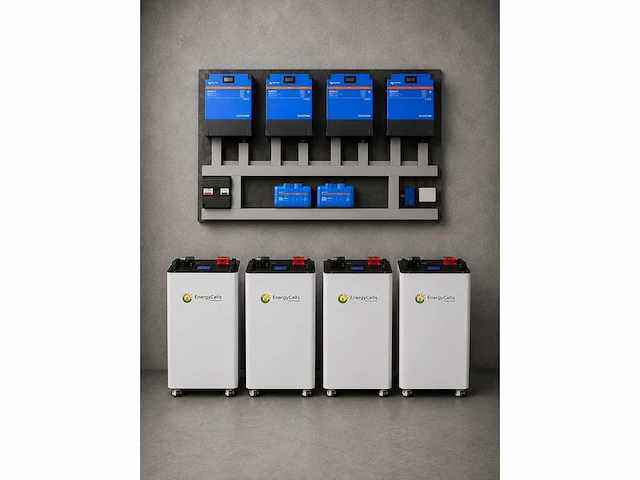2026 victron energy ess 3-fase batterijopslagsysteem 64kwh lfp batterij, 3x multiplus-ii 3000 - afbeelding 1 van  5