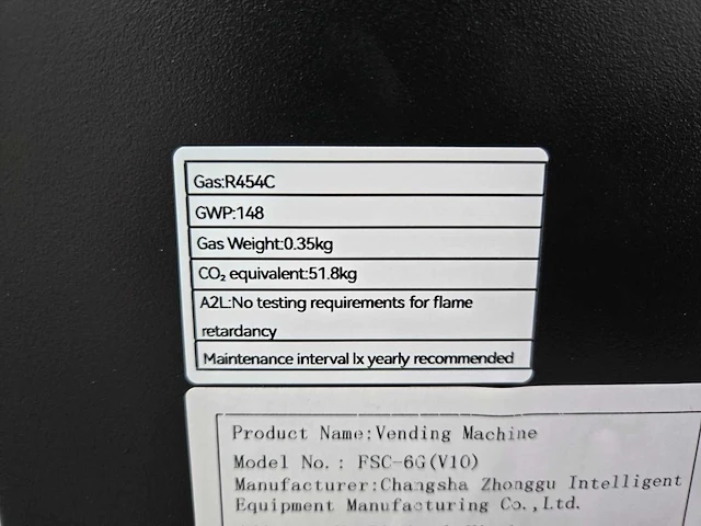 2026 vlex fsc-6g (v10) verkoopautomaat / vendingmachine - afbeelding 4 van  13
